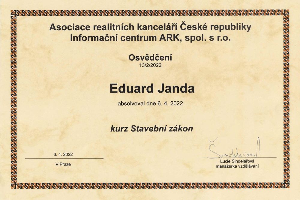 Certifikát